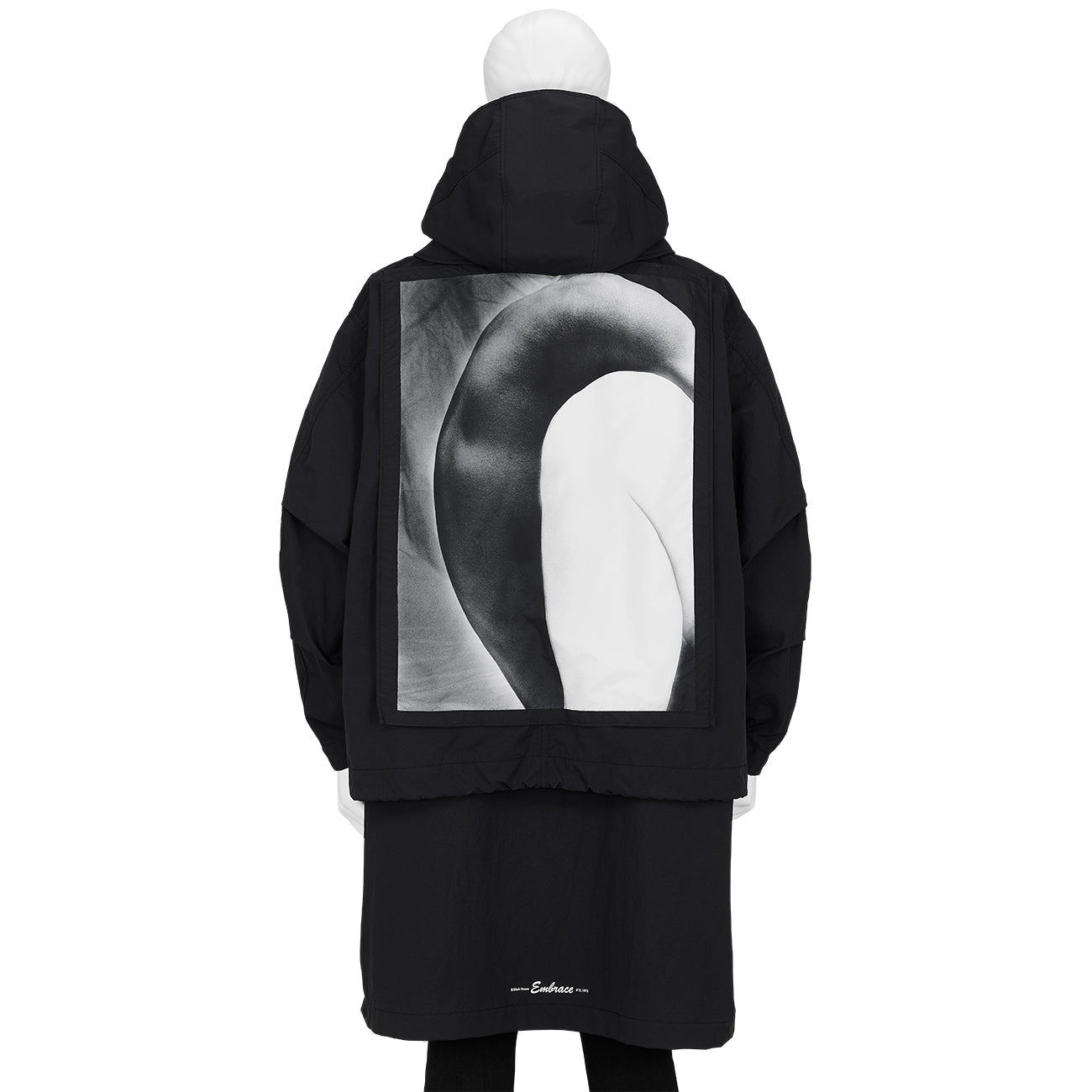 Eikoh Hosoe PRINT LAYER COAT BLACK