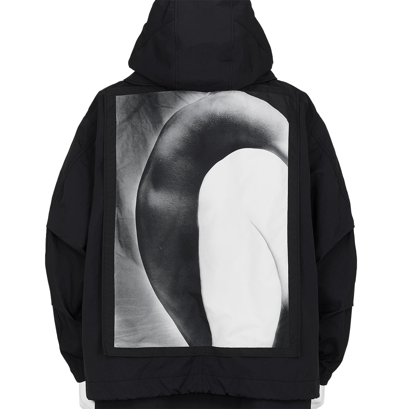 Eikoh Hosoe PRINT LAYER COAT BLACK