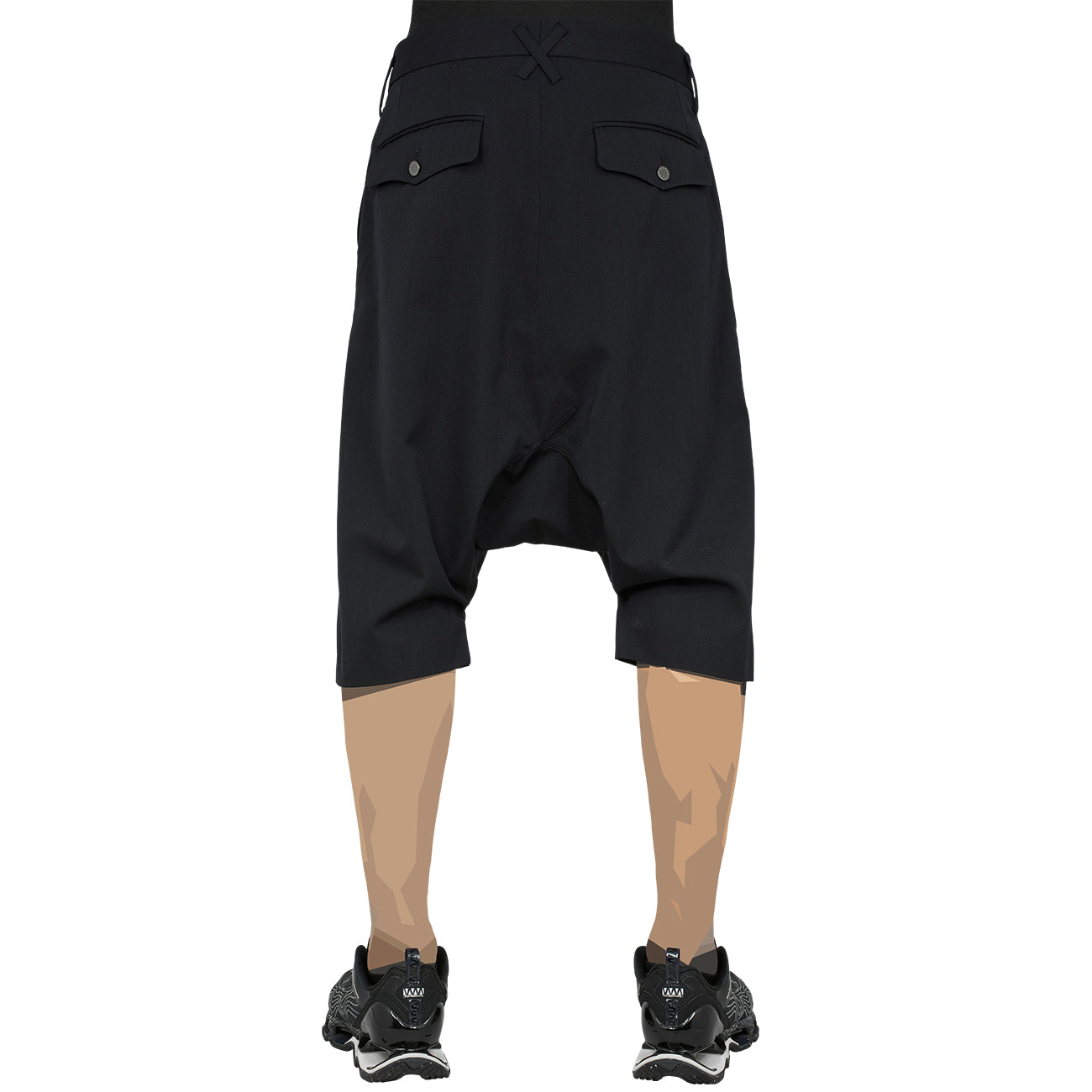 SARROUEL HALF PANTS NAVY