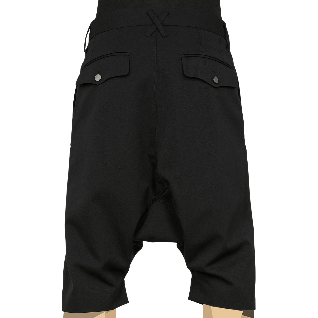 SARROUEL HALF PANTS BLACK