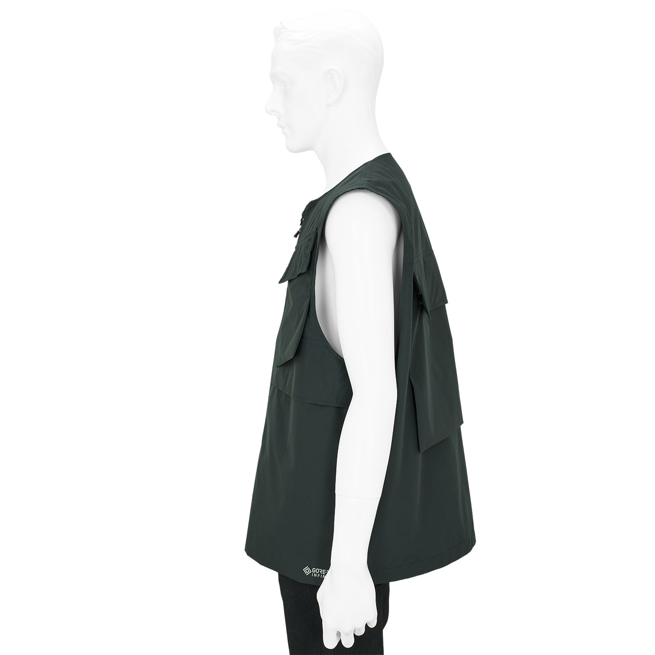 GORE-TEX INFINIUM 2L VEST DARK GREEN