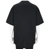 COTTON PLATING T-SHIRT BLACK