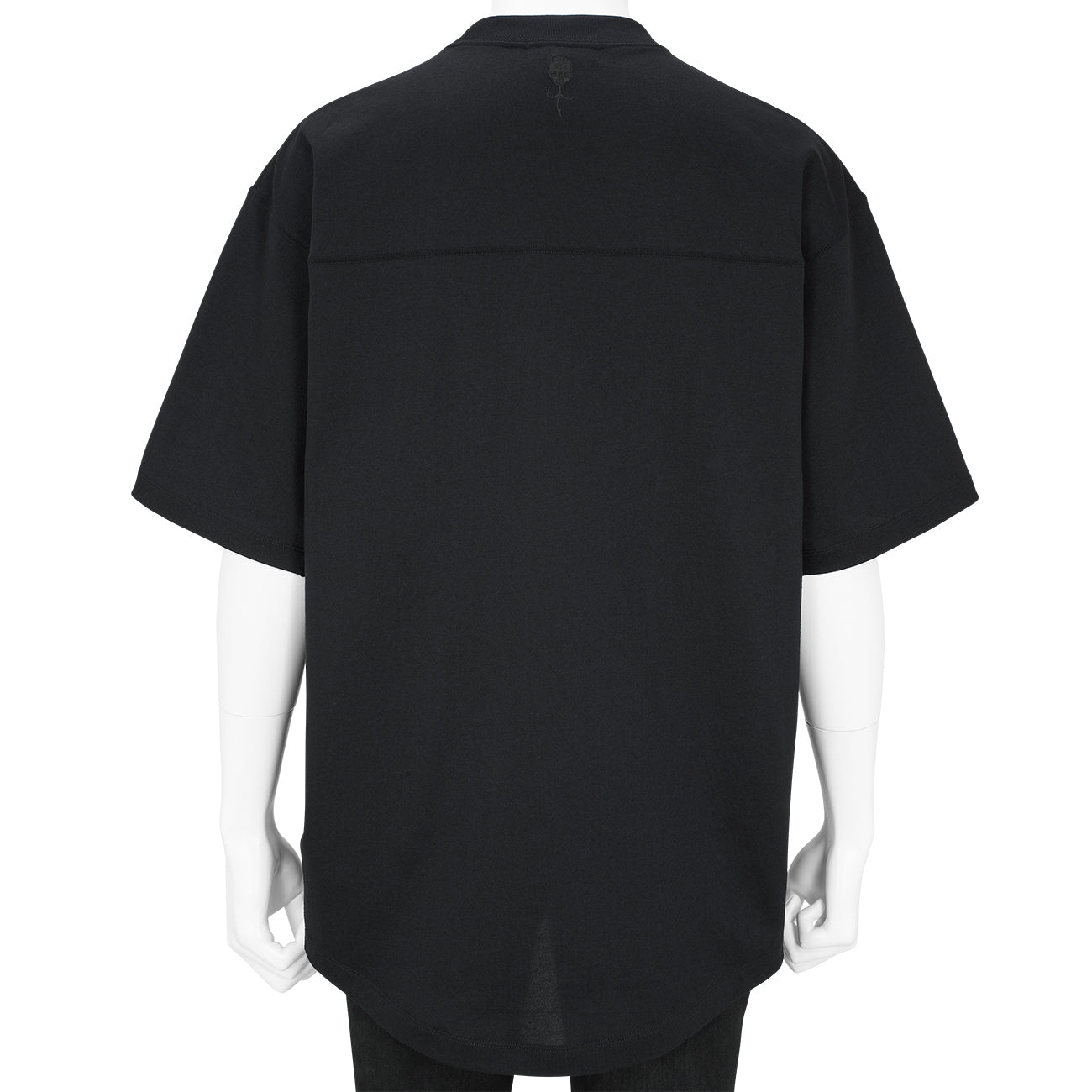 COTTON PLATING T-SHIRT BLACK