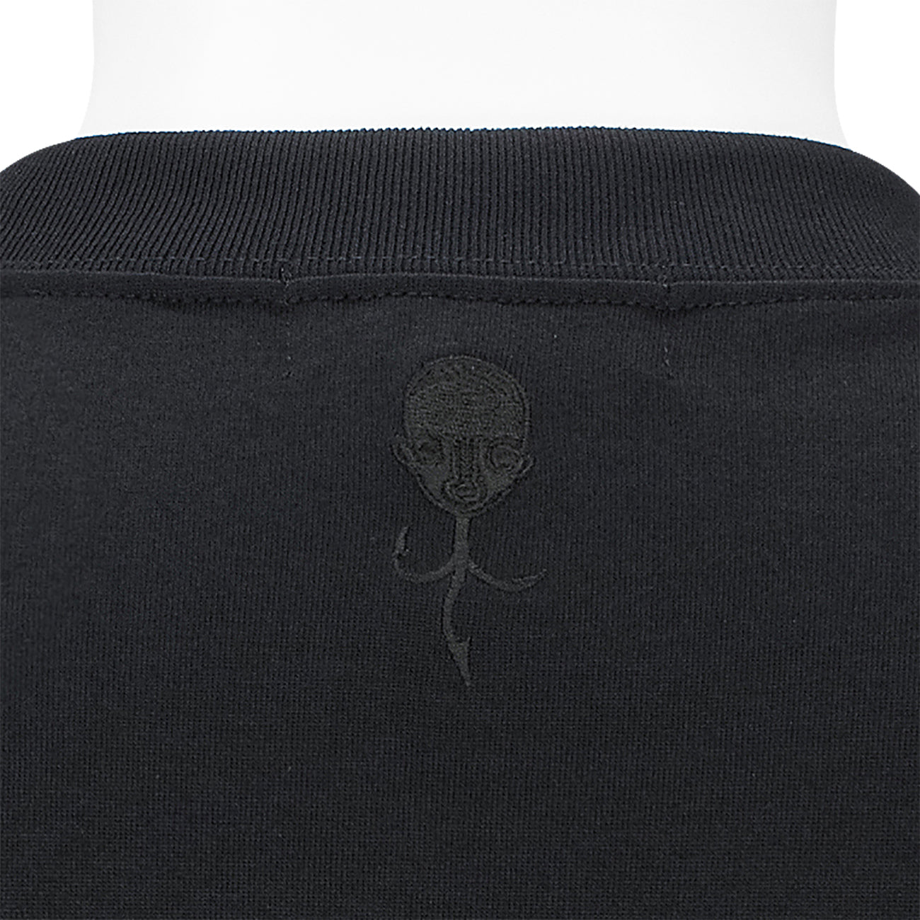 COTTON PLATING T-SHIRT BLACK