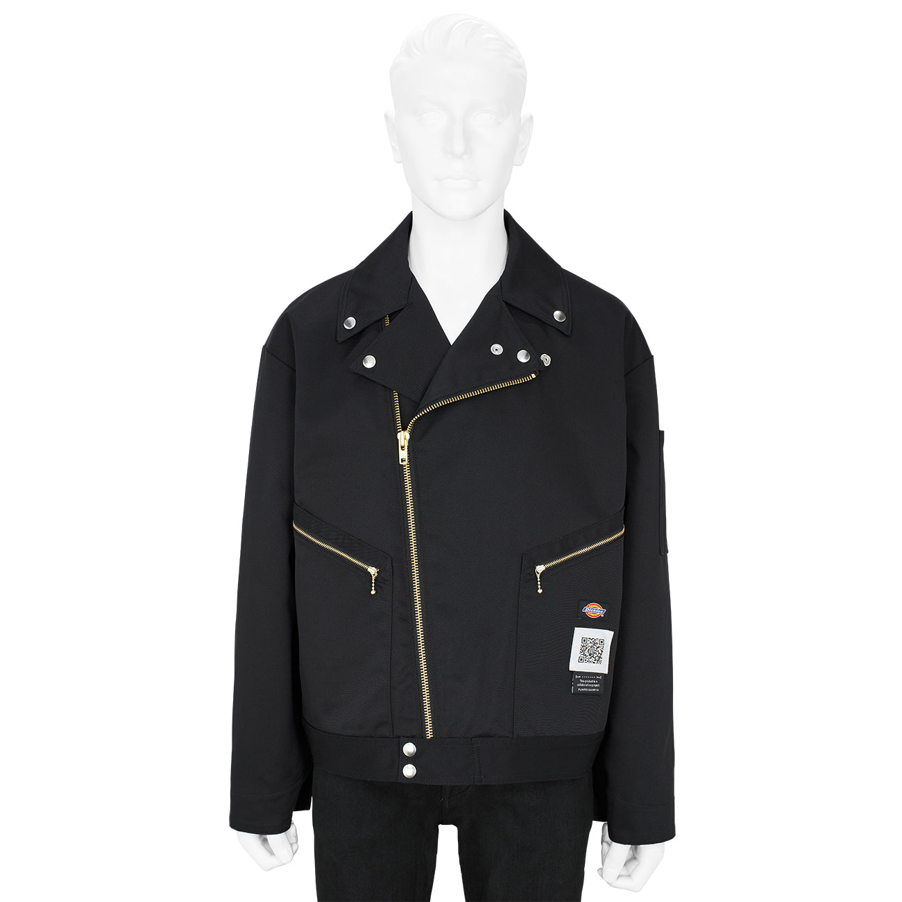 DICKIES COLLABORATION RIDERS JACKET BLACK