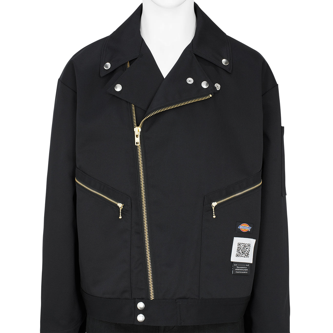 DICKIES COLLABORATION RIDERS JACKET BLACK