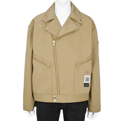 DICKIES COLLABORATION RIDERS JACKET BEIGE