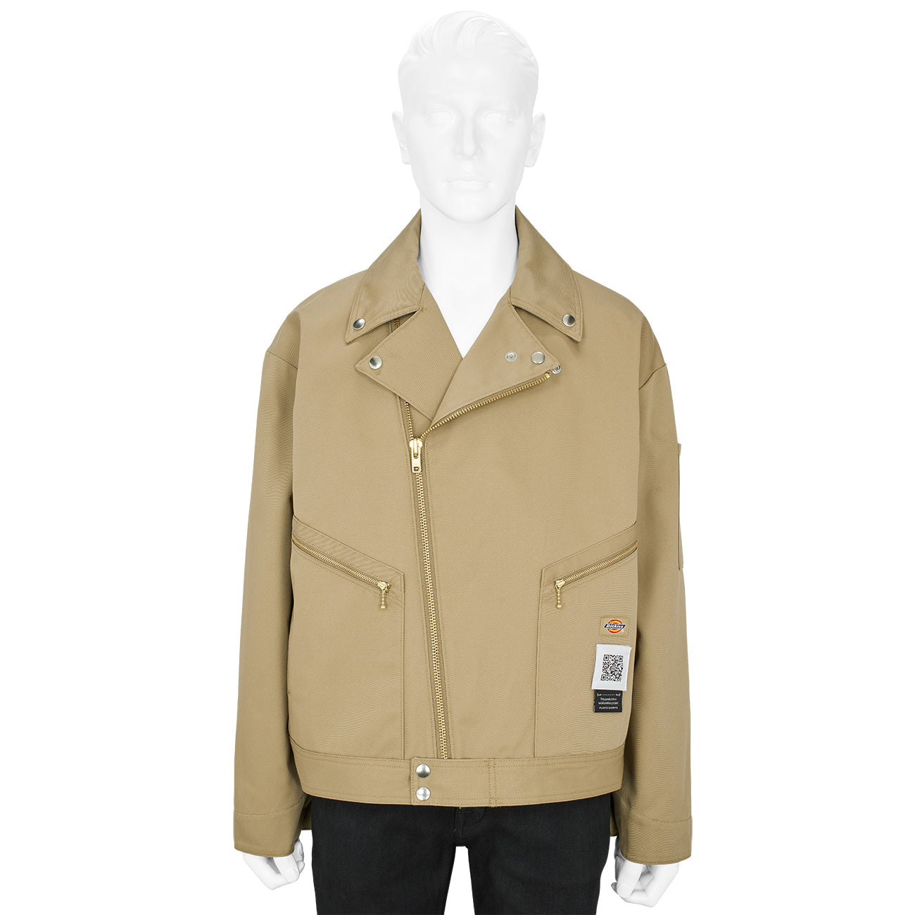 DICKIES COLLABORATION RIDERS JACKET BEIGE