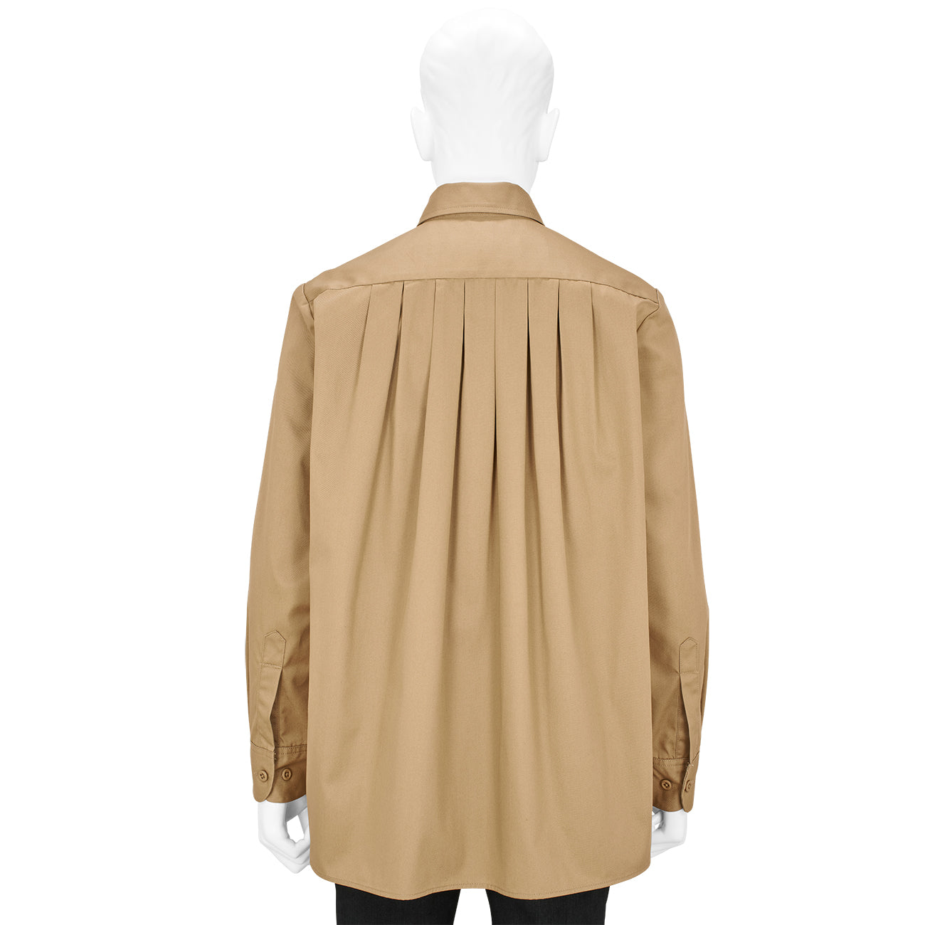 DICKIES COLLABORATION PLEATED WORK SHIRT BEIGE