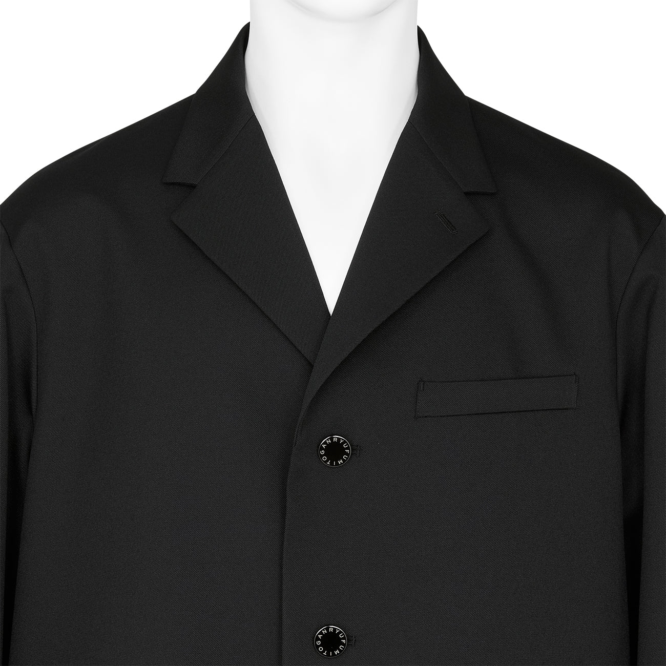 FLATTENED JACKET BLACK
