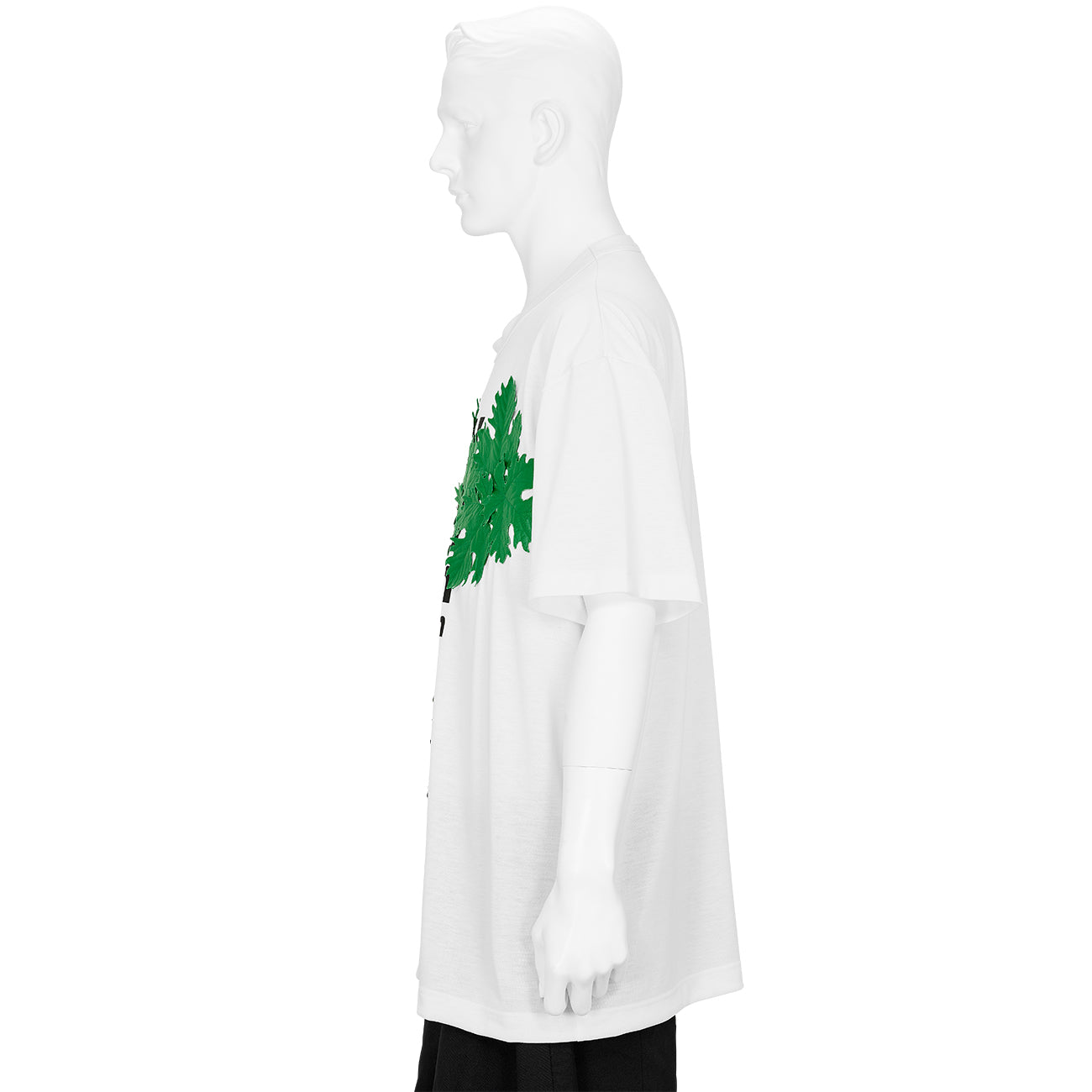 LEAF TEE SHIRT WHITE