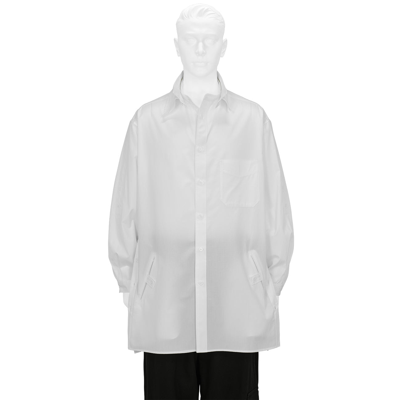TRIPLE COLLAR SHIRT WHITE