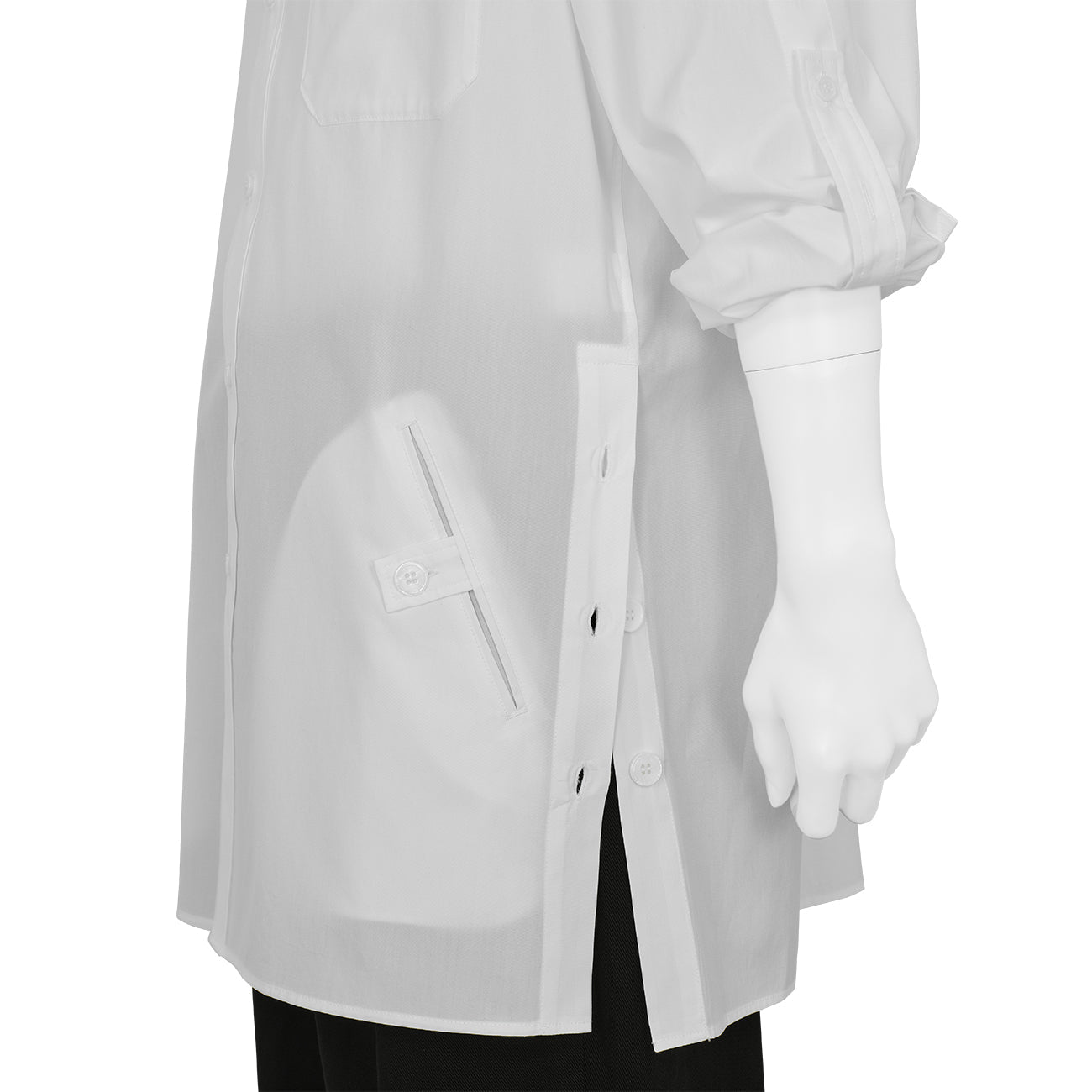 TRIPLE COLLAR SHIRT WHITE