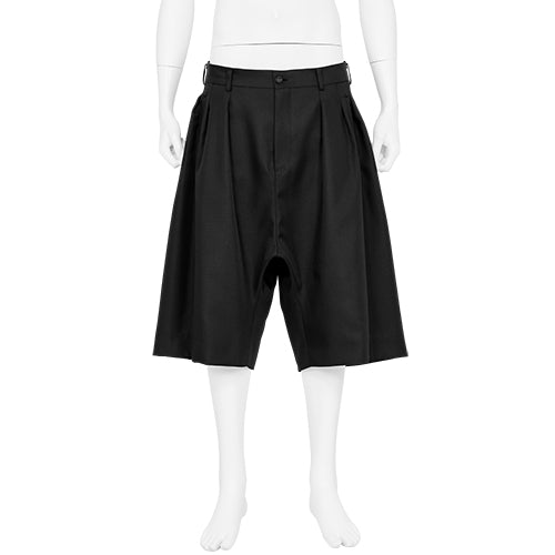 POLYESTER SHORTS BLACK