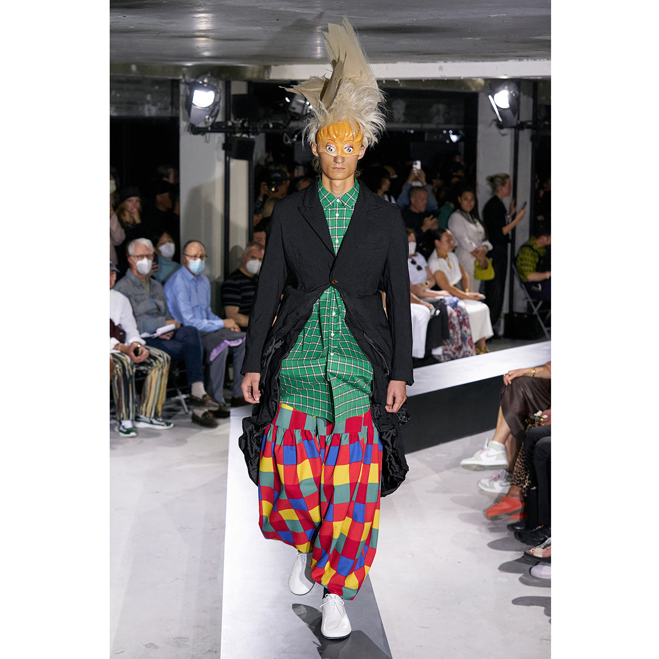 CHECK BALLOON PANTS MULTI