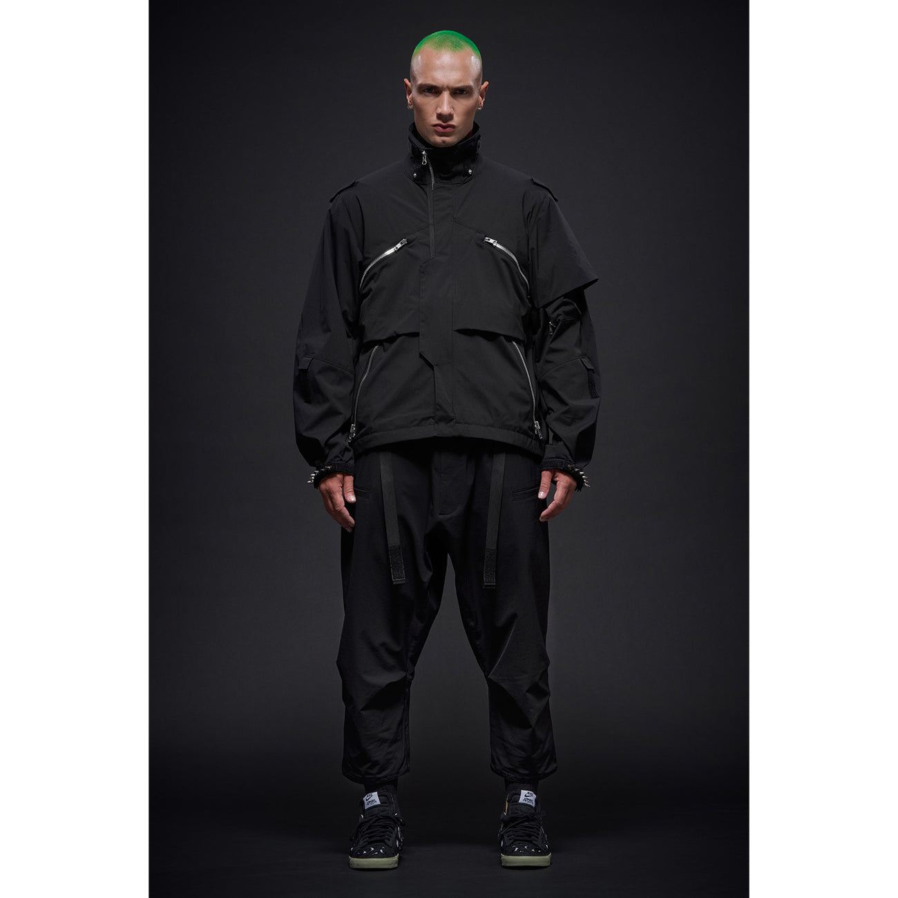 J1WB-E ENCAPSULATED NYLON INTEROPS JACKET BLACK