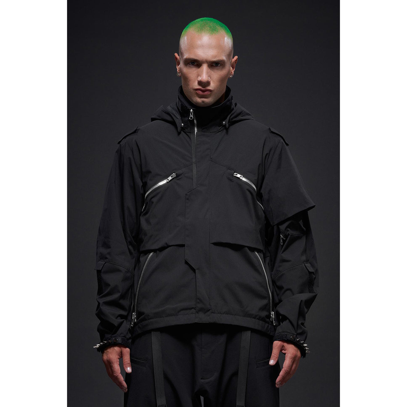 J1WB-E ENCAPSULATED NYLON INTEROPS JACKET BLACK