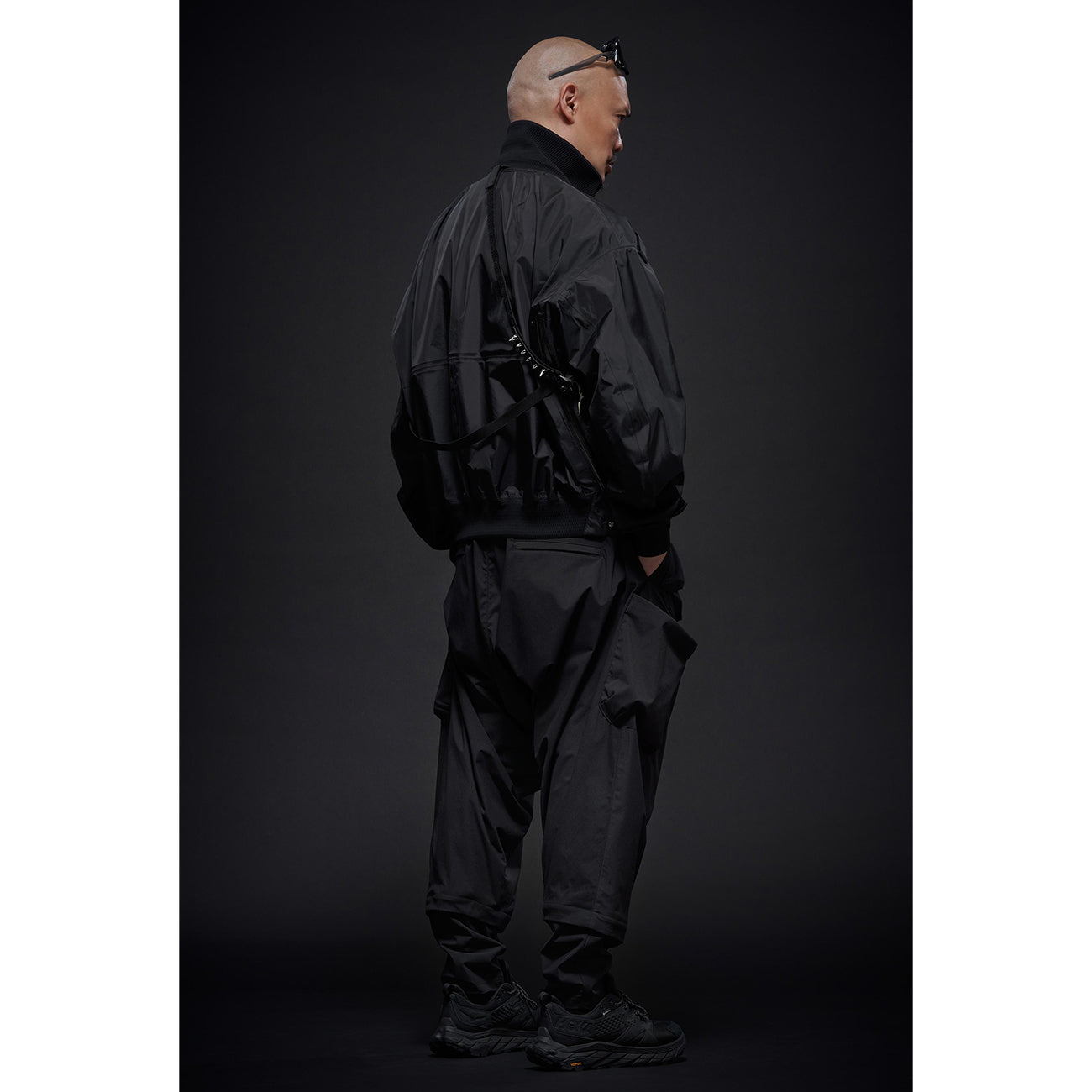 P30A-E ENCAPSULATED NYLON WEB BELT ULTRAWIDE TROUSER BLACK