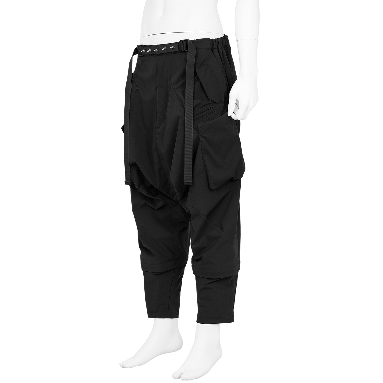 P30A-E ENCAPSULATED NYLON WEB BELT ULTRAWIDE TROUSER BLACK