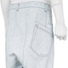 3D CUT PAINT SARROUEL DENIM WHITE