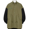 MODS SHIRT KHAKI×BLACK