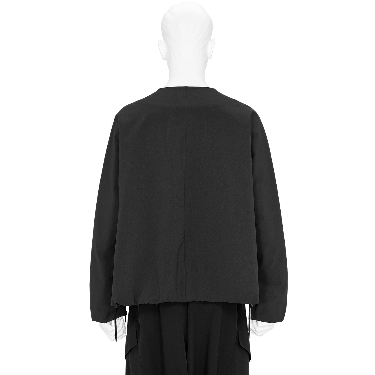 VENTILATION NO COLLAR JACKET BLACK