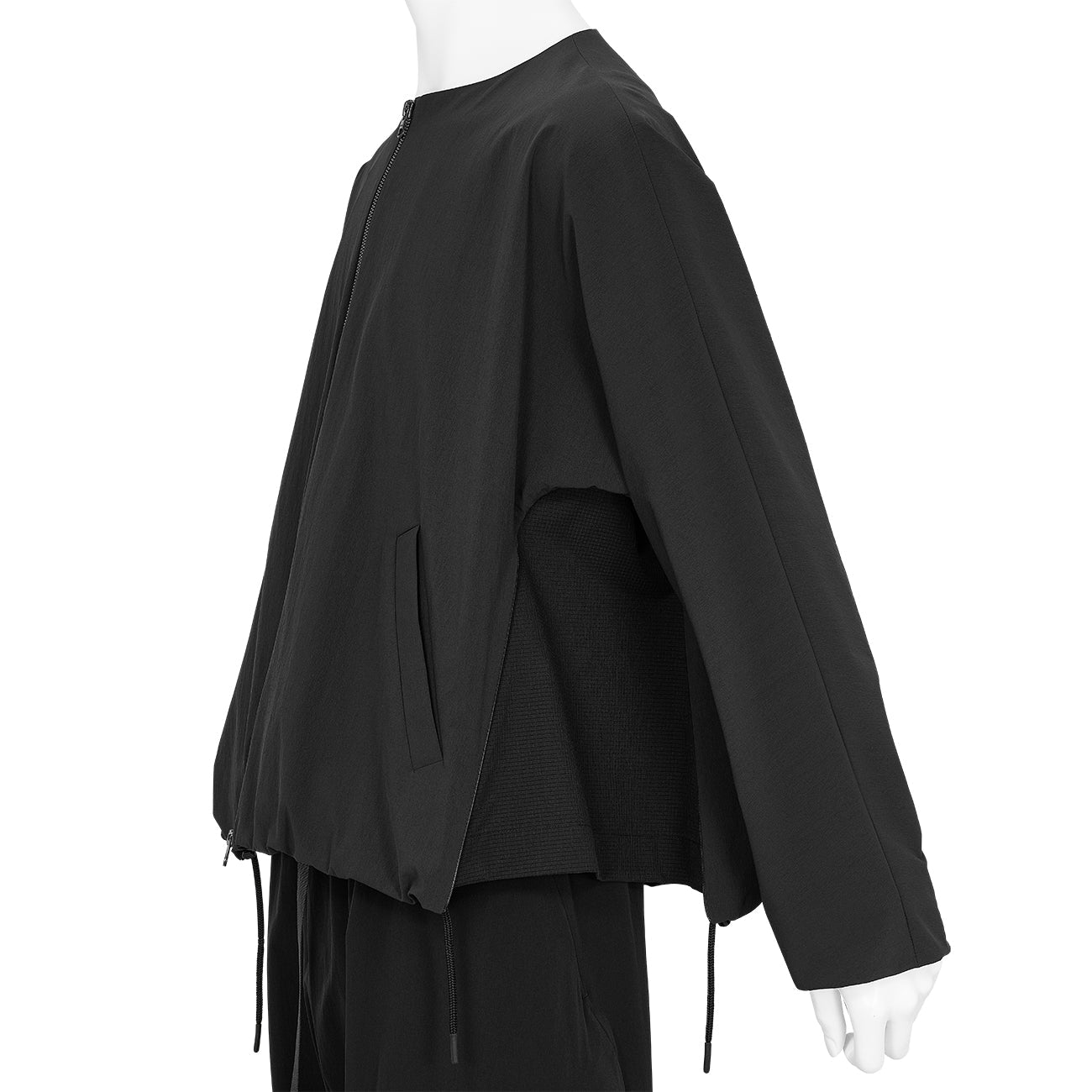VENTILATION NO COLLAR JACKET BLACK