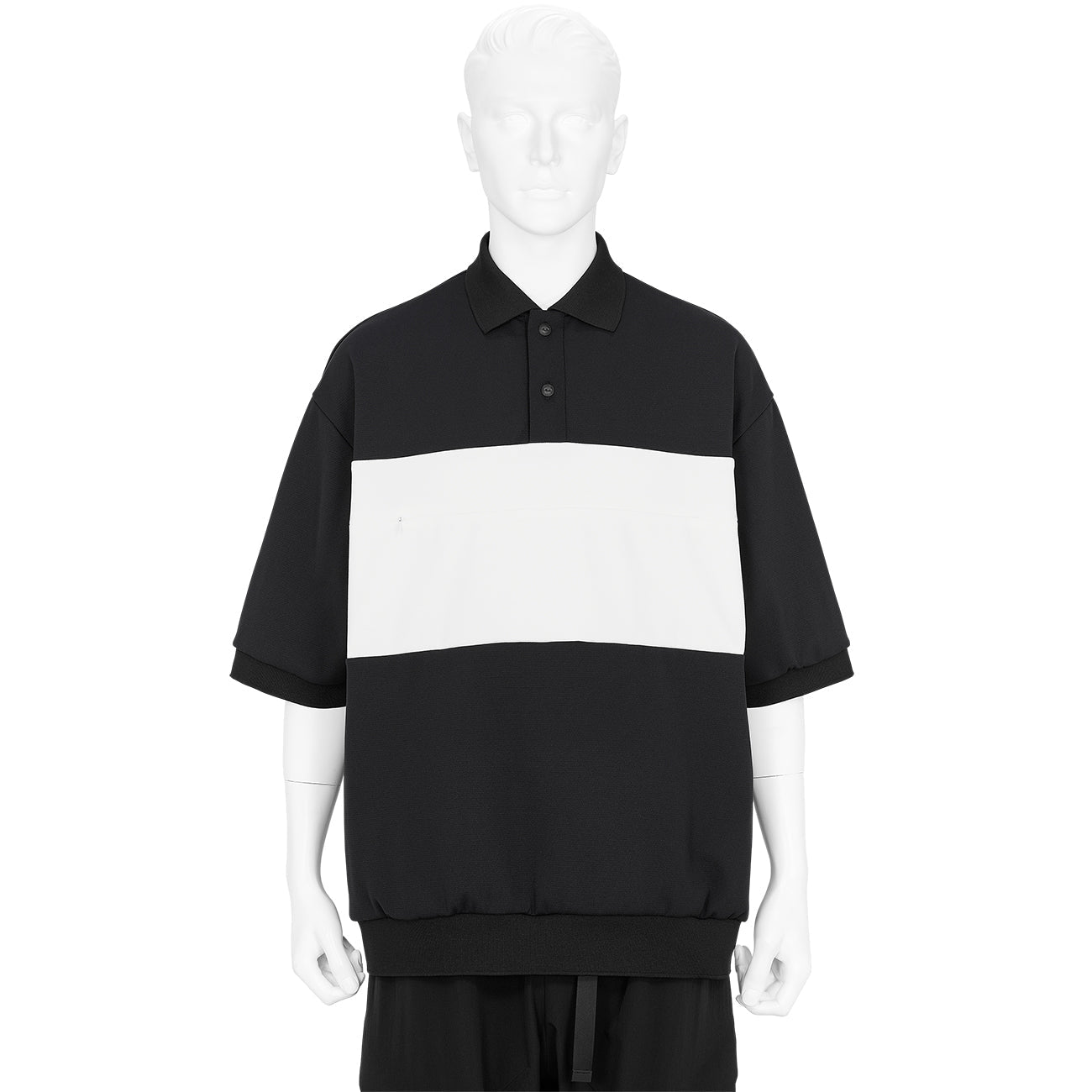 VENTILATION POCKET POLO BLACK