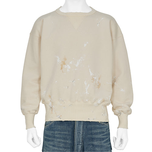 PAINT SWEAT SHIRT IVORY