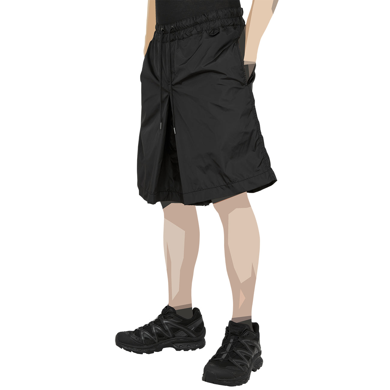 HAKAMA SHORTS BLACK