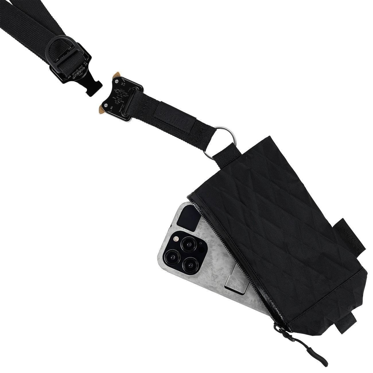 SMARTPHONE STRAP WITH 25mmCOBRA AND X-PAC POUCH #ELIMINATOR SPECIAL VER. BLACK