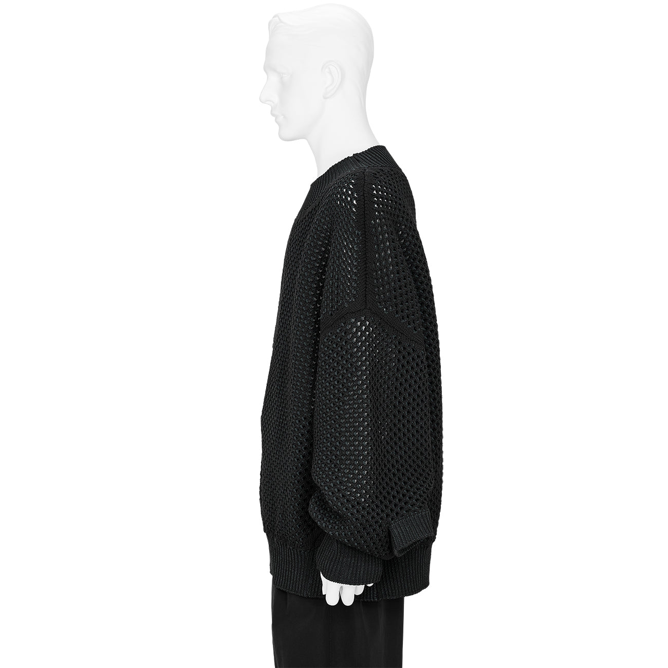RED LABEL GRAFFITI MESH KNIT BLACK×NAVY