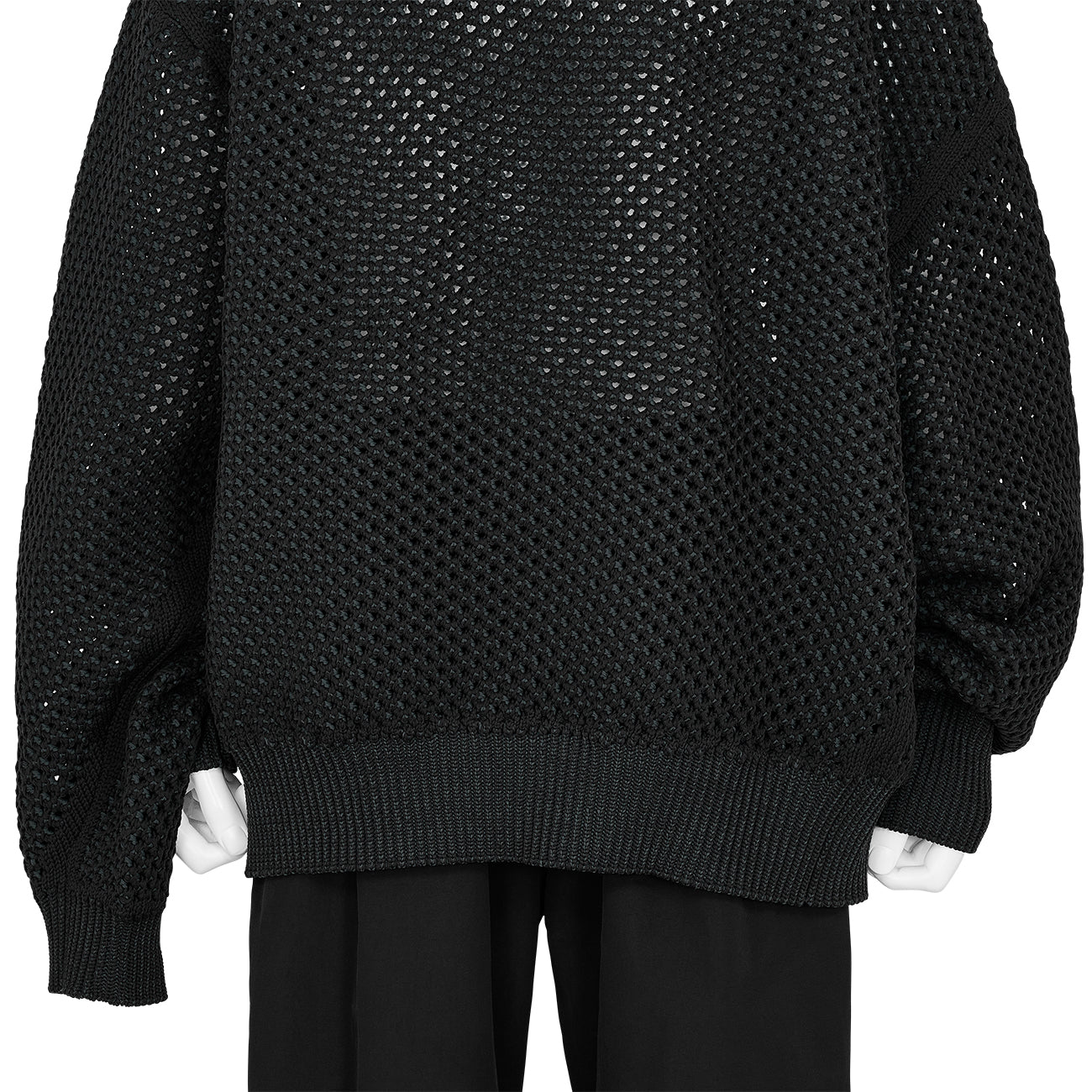 RED LABEL GRAFFITI MESH KNIT BLACK×NAVY