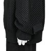 RED LABEL GRAFFITI MESH KNIT BLACK×NAVY