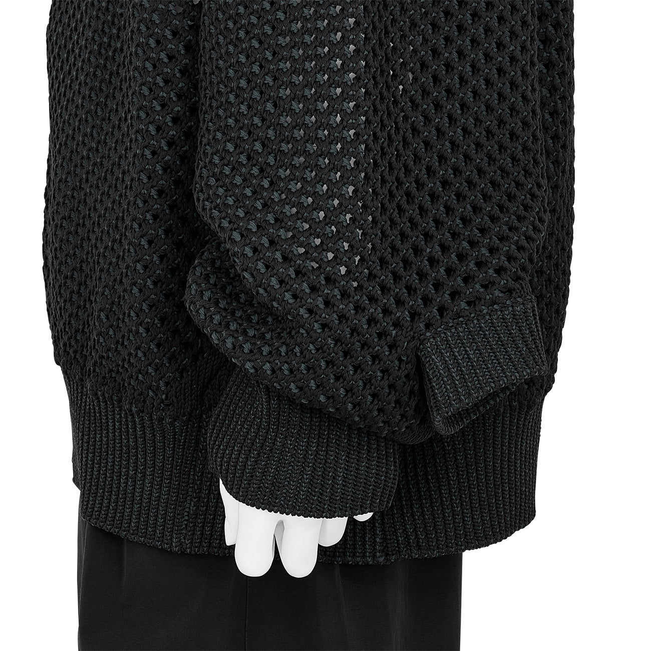 RED LABEL GRAFFITI MESH KNIT BLACK×NAVY