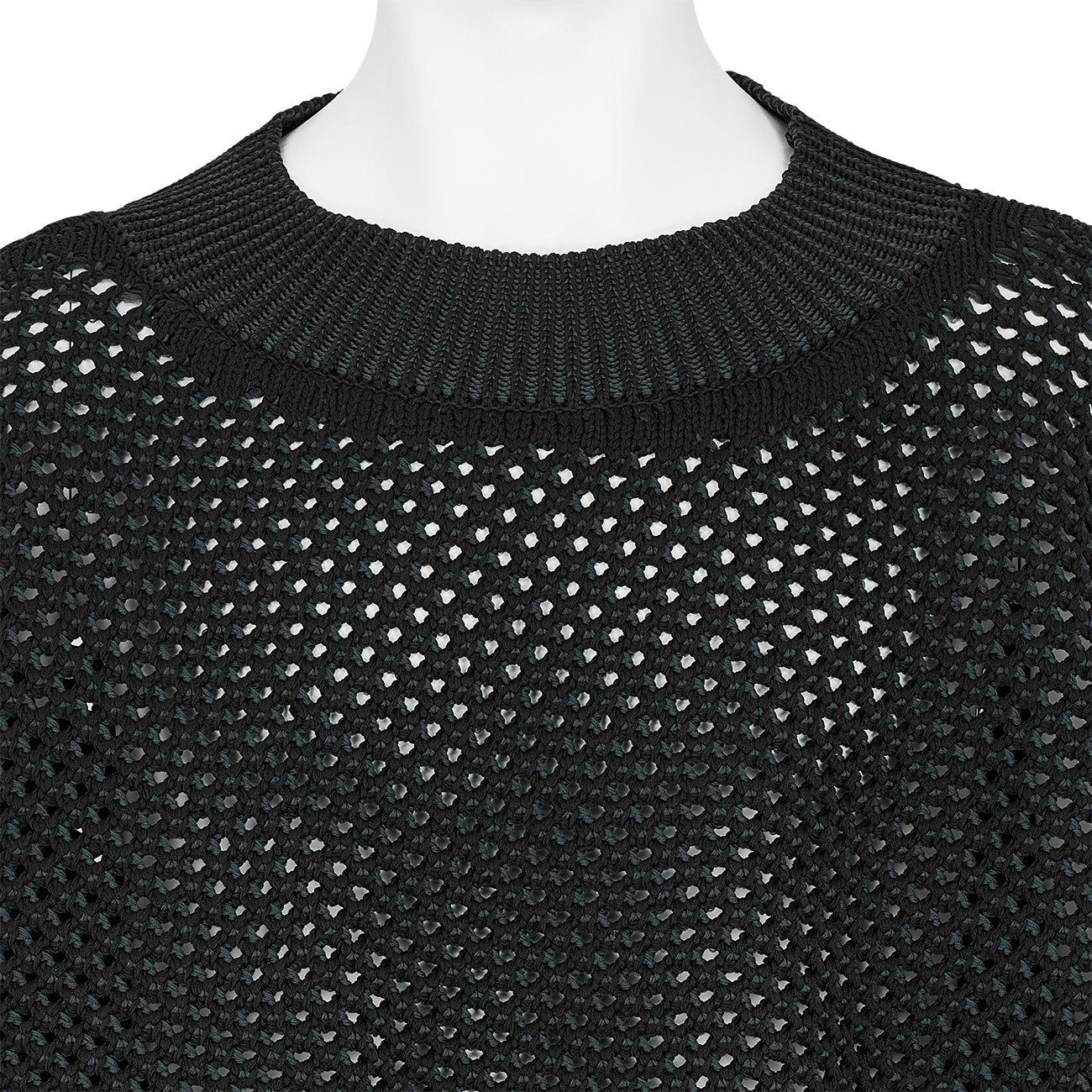 RED LABEL GRAFFITI MESH KNIT BLACK×NAVY
