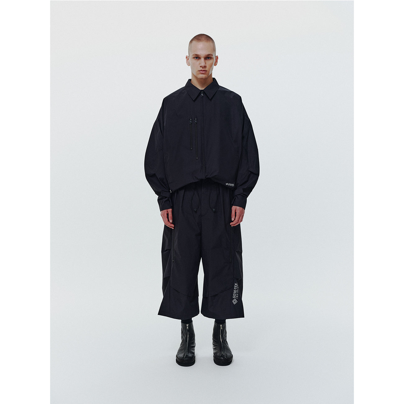 GORE-TEX INFINIUM CROPPED FISHING TROUSERS BLACK