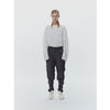COTTON PLATING L/S TEE BLACK