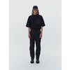 COTTON PLATING TEE BLACK