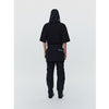 COTTON PLATING TEE BLACK