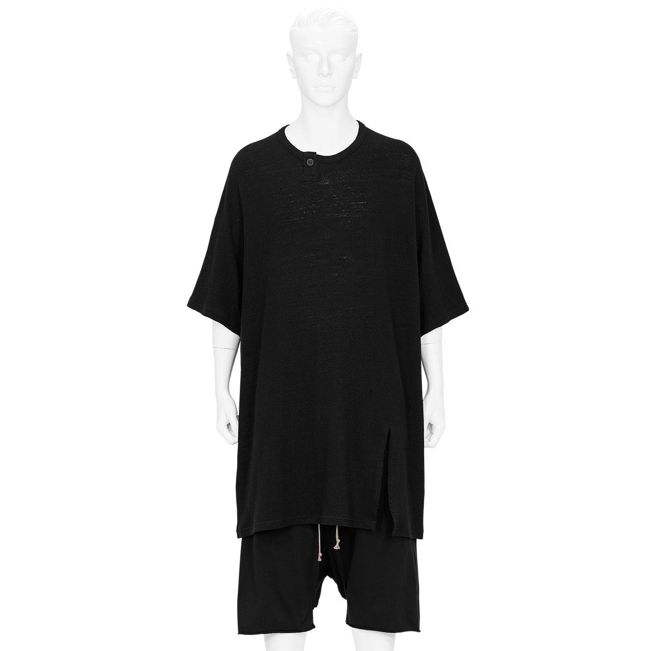 BIG SLIT TEE BLACK