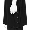 BIG TEE WITH BUTTON BLACK