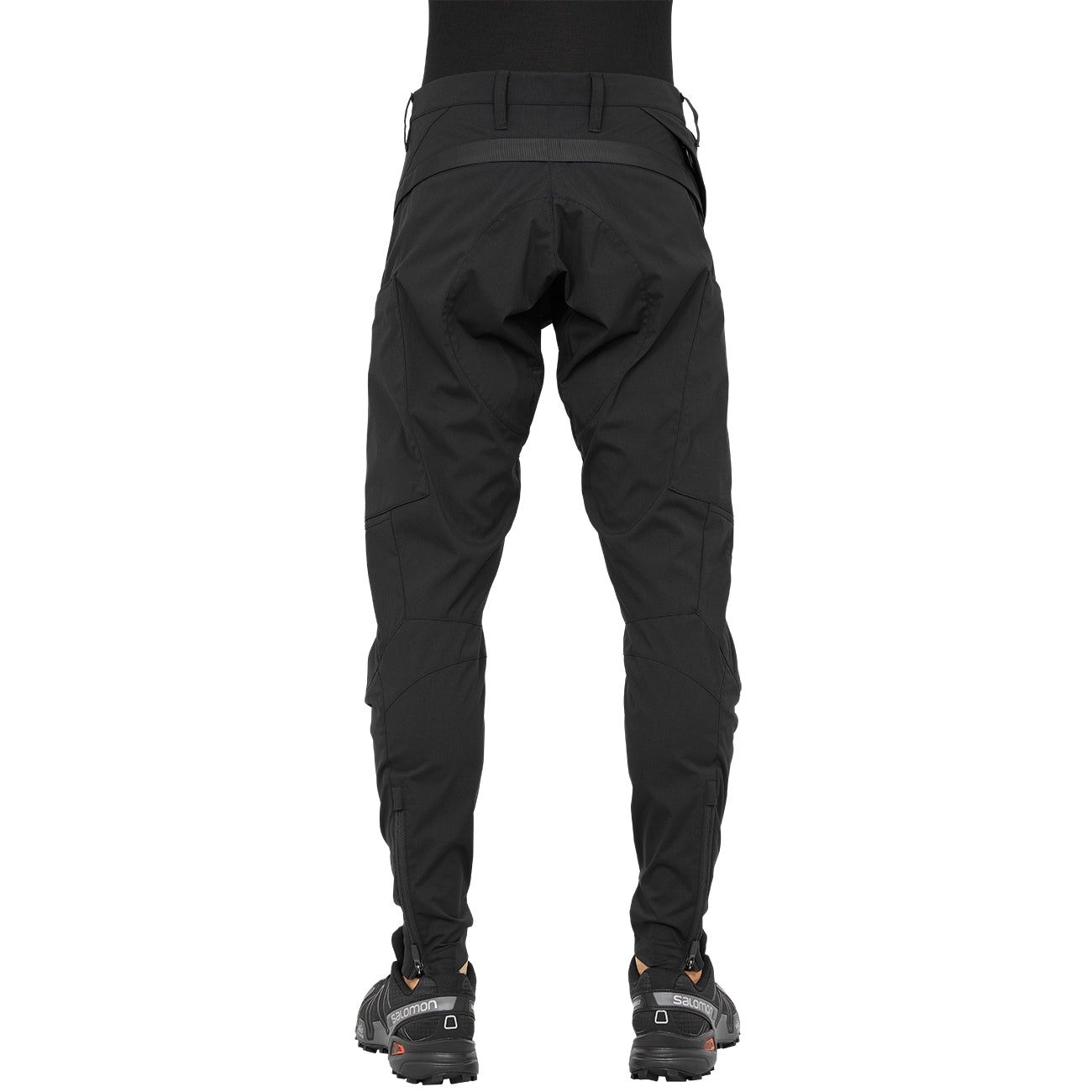 P10A-E ENCAPSULATED NYLON ARTICULATED CARGO PANTS BLACK