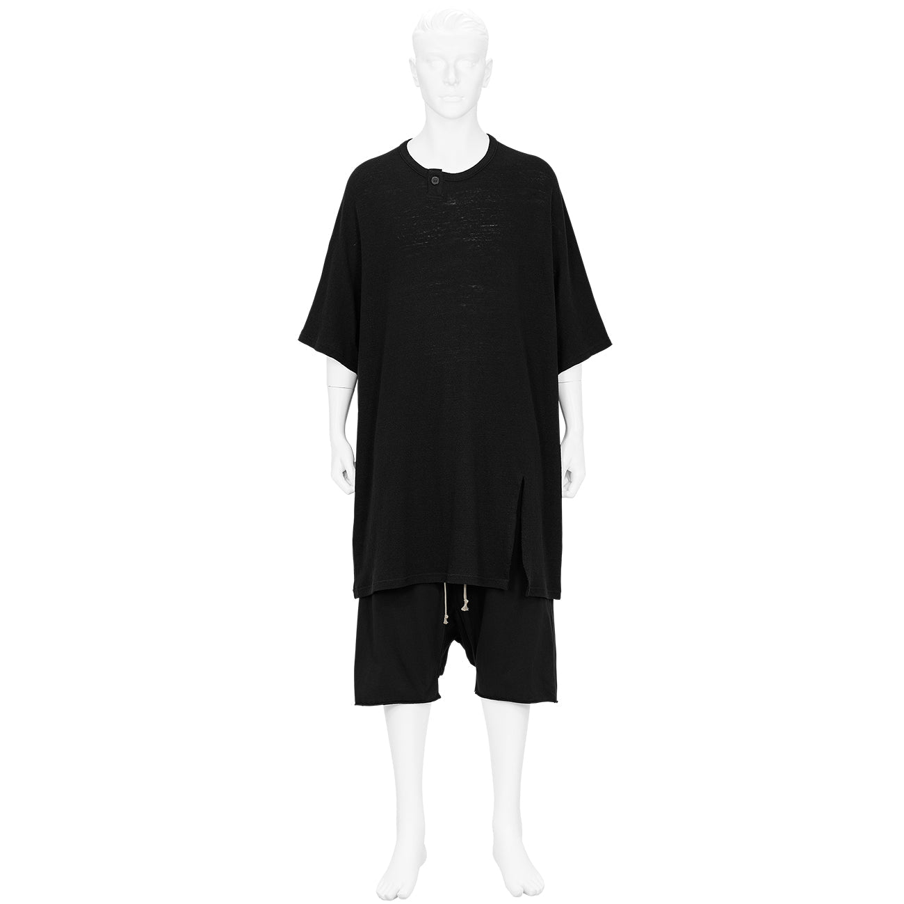 BIG SLIT TEE BLACK