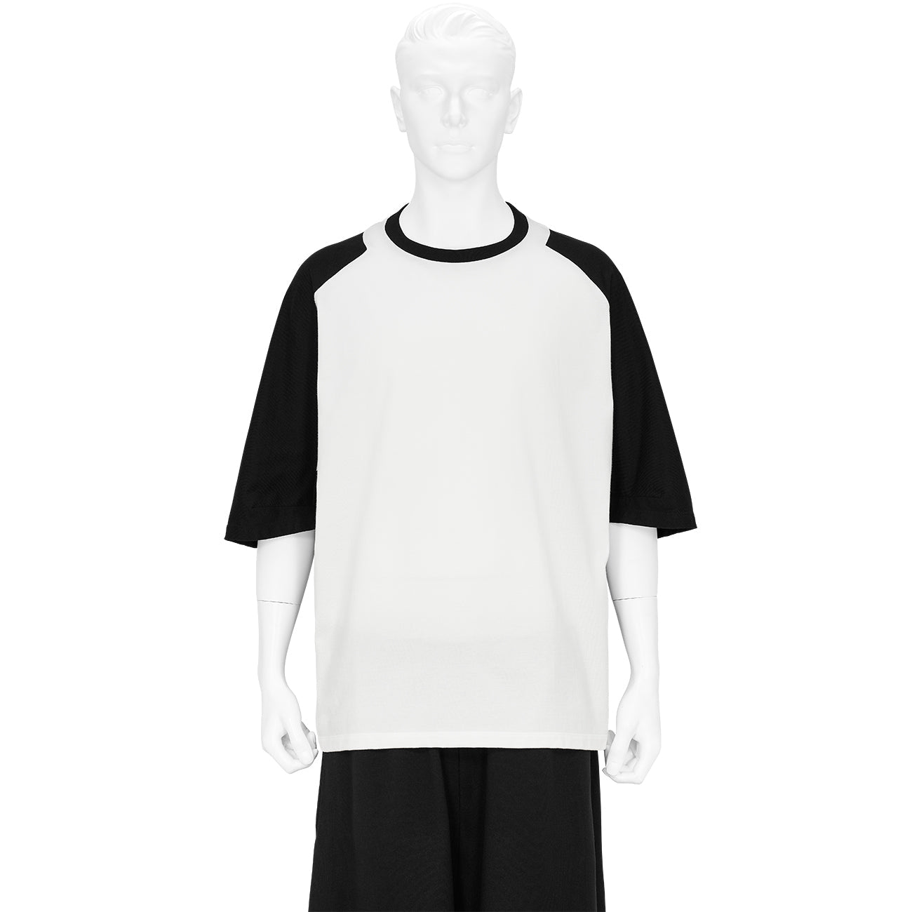 KINETIC TEE WHITE×BLACK