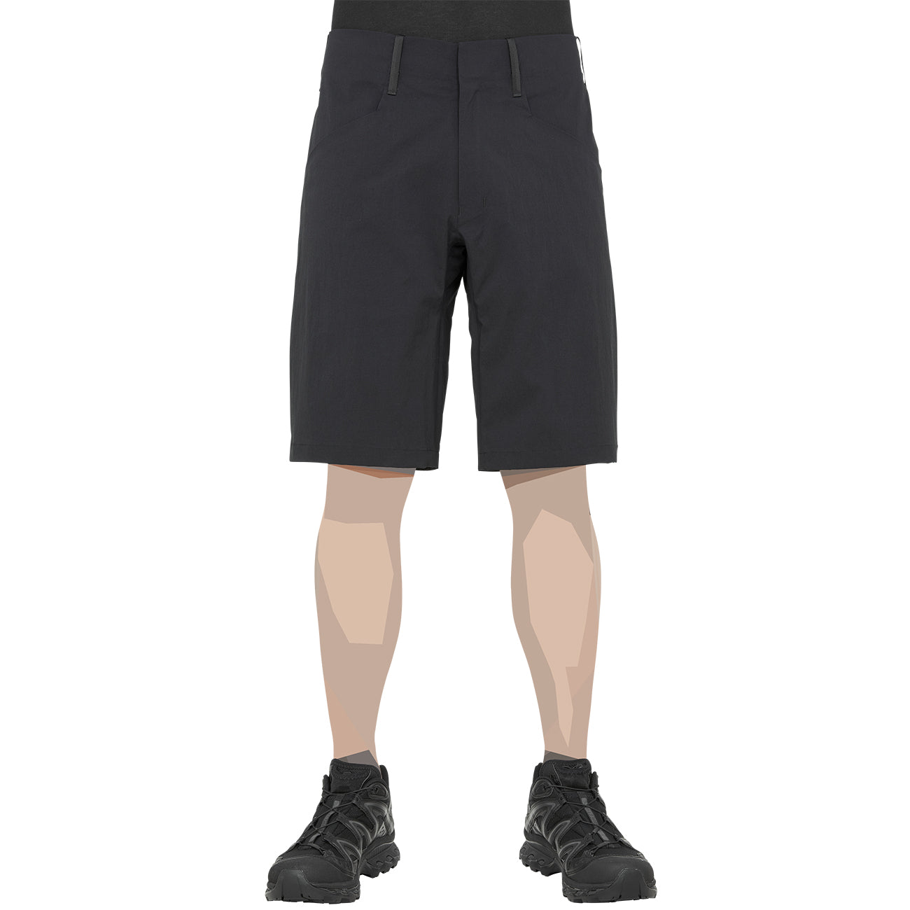 VORONOI LT SHORTS BLACK