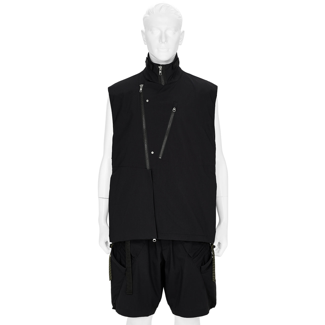 V68-M NYLON STRETCH RIDER VEST BLACK