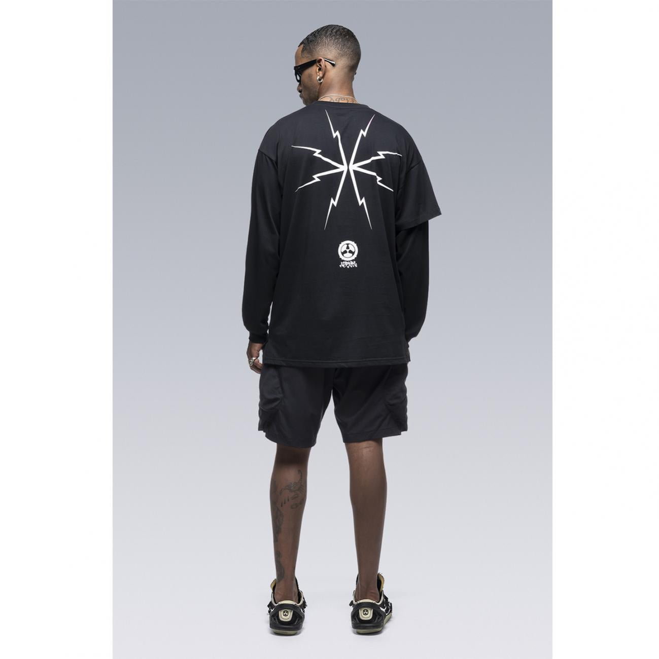 SP29-M NYLON STRETCH BDU SHORT PANTS BLACK