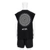 S25-PR-C PIMA COTTON SLEEVELESS T-SHIRT BLACK