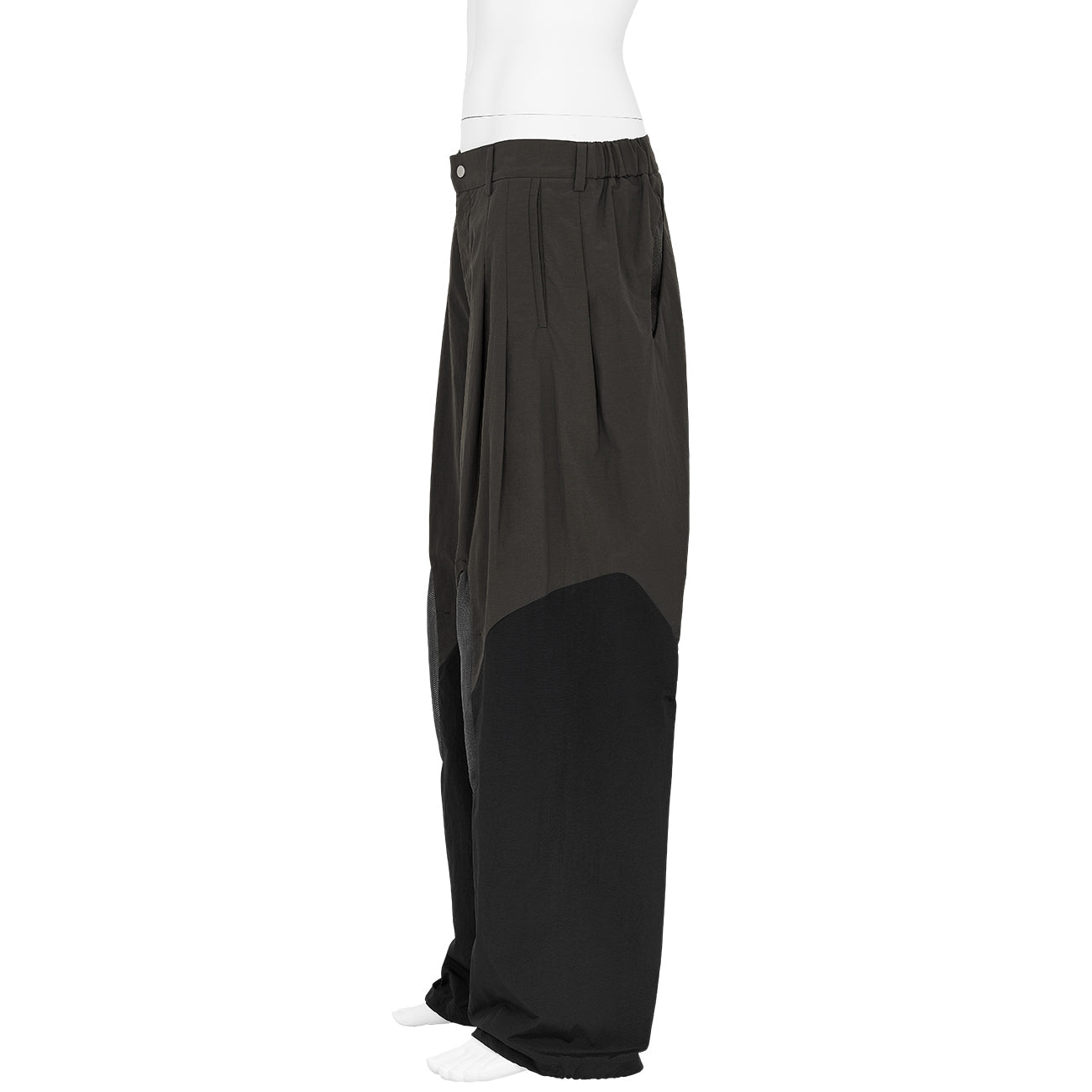 APERTURE TRACK PANTS BROWN BLACK